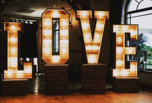 Light - Up -Letters - Wales - Rustic - love - Letters