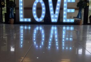 LOVE Letter Hire - South Wales - Light - Up - Letters - Wales